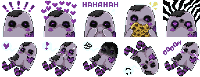 Bedsheet Ghost Emojis