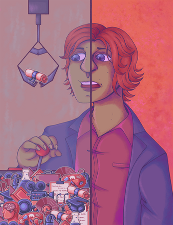 College Zine Cover Art