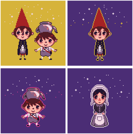 Over the Garden Wall Zine Icons